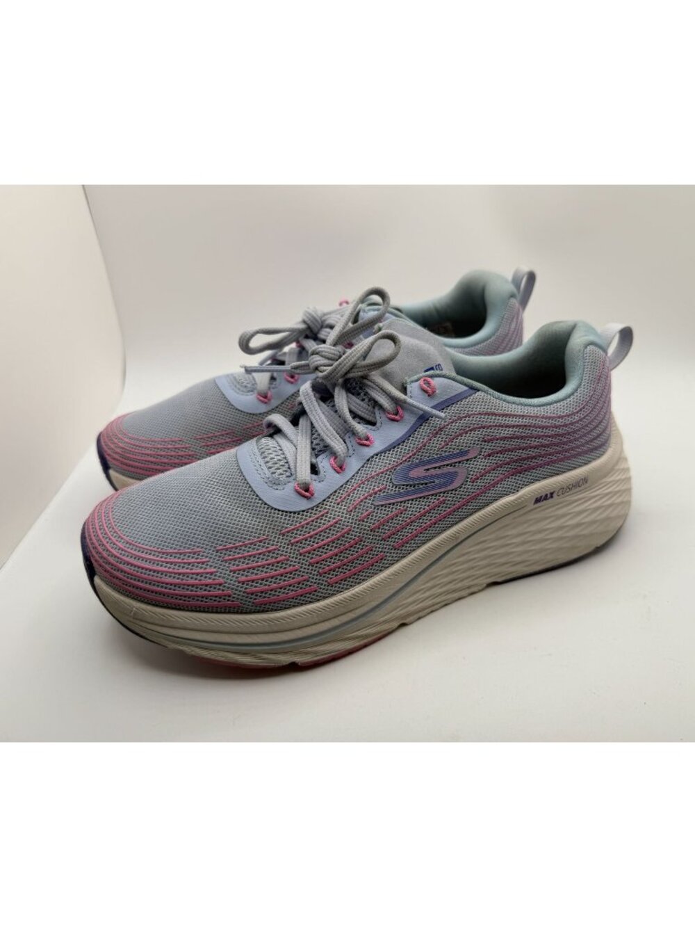 Skechers Max Cushion Elite 2.0 Sneakers Women’s Size 9 Light Blue Walking Shoes